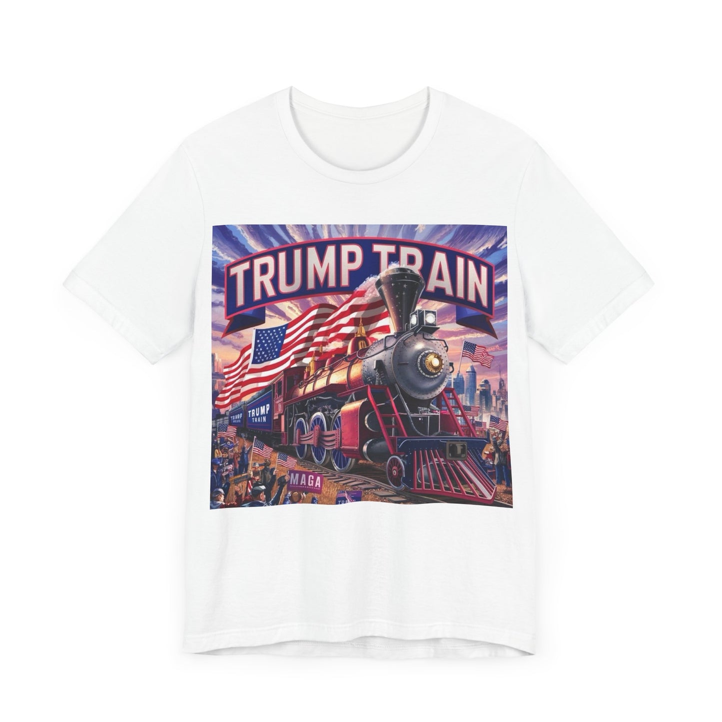 Trump Train Unisex Jersey Short Sleeve Tee