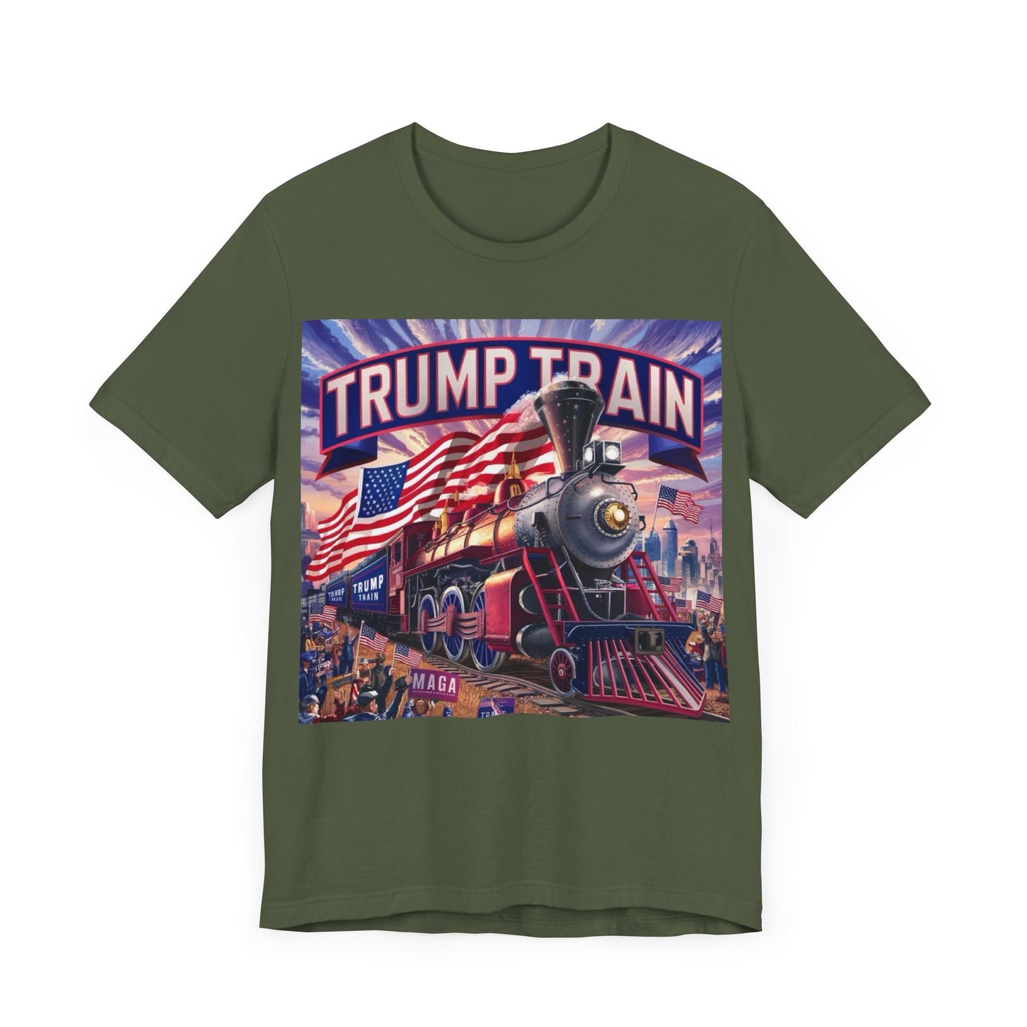 Trump Train Unisex Jersey Short Sleeve Tee