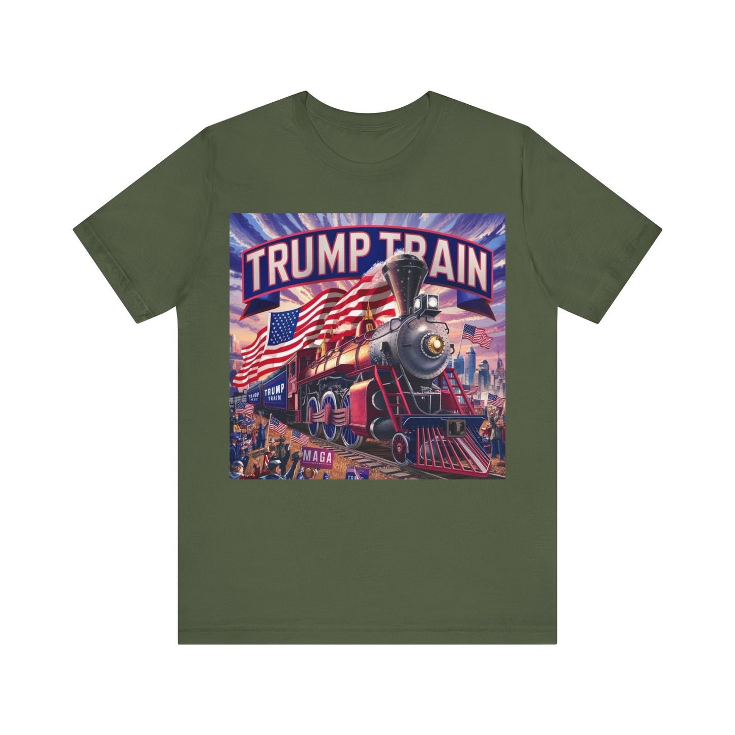 Trump Train Unisex Jersey Short Sleeve Tee