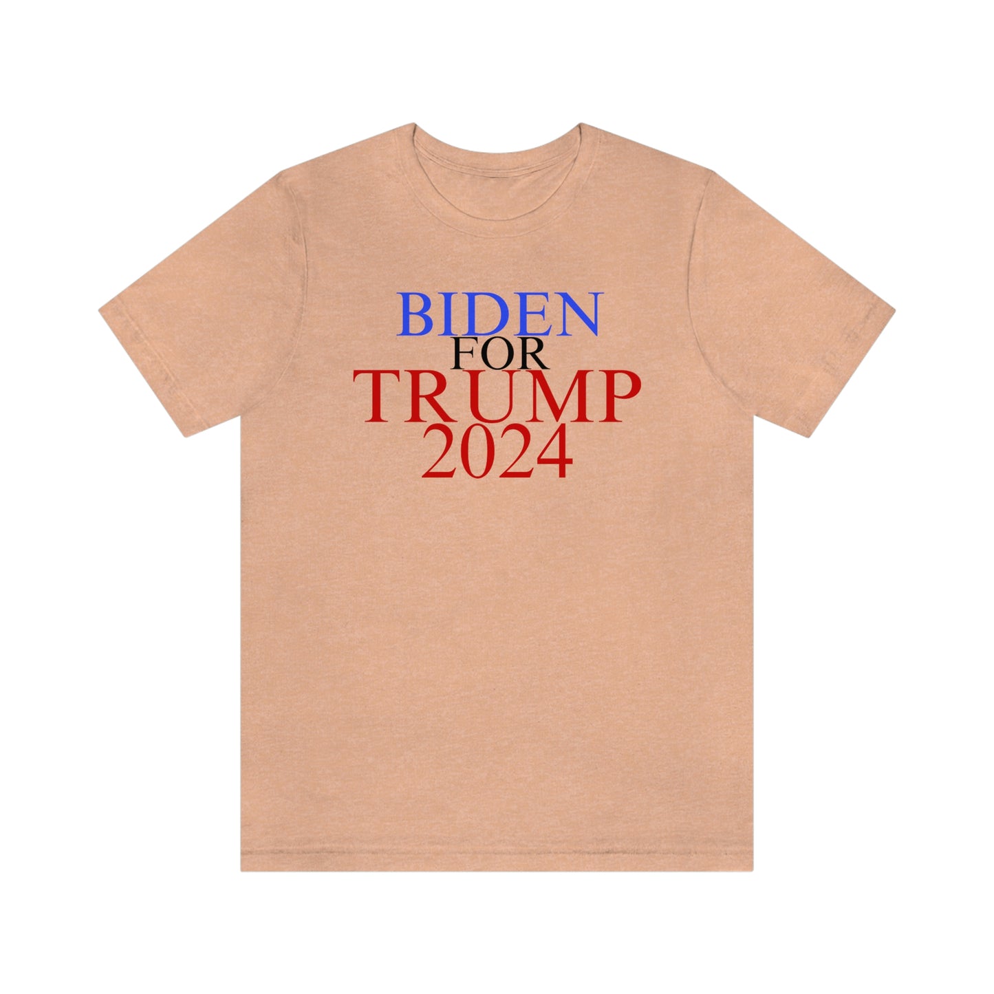Biden for Trump 2024 (Black Font)  Unisex Jersey Short Sleeve Tee